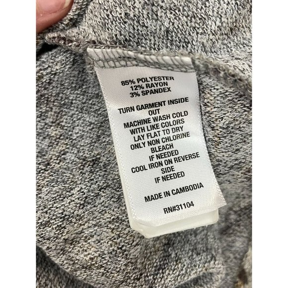 NWT New Direction Pullover Trendy Grey Size Medium Women's Sweeter - Picture 6 of 6